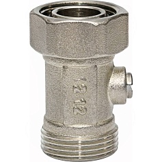 STOUT  Узел нижнего подключения для радиатора, раздельный 3/4"