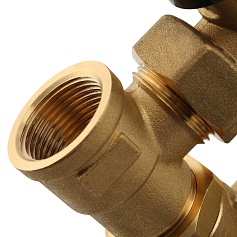 STOUT  Насосно-смесительный узел с термостатическим клапаном и байпасом, без насоса