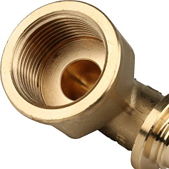 STOUT  Угольник-переходник с внутренней резьбой 25xG 1" для труб из сшитого полиэтилена аксиальный