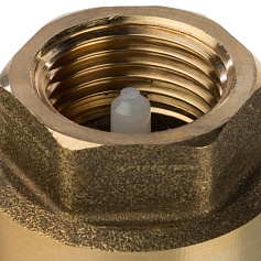 STOUT  1/2" Клапан обратный пружинный муфтовый с пластиковым седлом