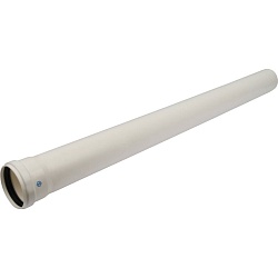 STOUT   Элемент дымохода конденсац. труба  1000 мм DN80 м/п PP-FE 