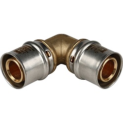 STOUT   Угольник  90° 26х26 для металлопластиковых труб прессовой