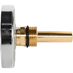 Термометр биметаллический STOUT с погружной гильзой, корпус Dn 63 мм, гильза 50 мм 1/2 , 0...120°С