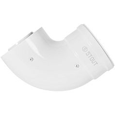 STOUT SCR-6010-000090 STOUT Отвод 90° традиц. коакс. D60(п-м)/100(п-м)