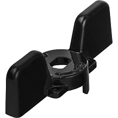 STOUT  Ручка-бабочка для шарового крана STOUT 1/2"-3/4" (Чёрная)