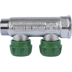 STOUT  SMB-6850-343402 STOUT Коллектор регулирующий 3/4", 2 отвода 3/4"ЕК