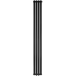 Стальной трубчатый радиатор STOUT TUBE ROUND нижнее правое подключение 4 секции R40 1-1750-4 RT RAL9005