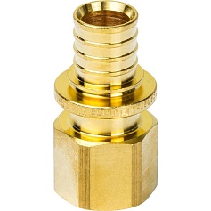 STOUT  Переходник с внутренней резьбой 20xG 1/2" для труб из сшитого полиэтилена аксиальный