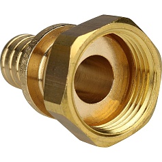 STOUT  Переходник с накидной гайкой 20xG 3/4" для труб из сшитого полиэтилена аксиальный