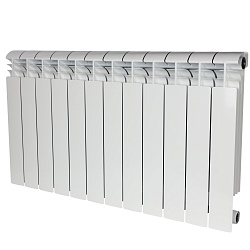 STOUT VEGA 500 12 секций радиатор биметаллический боковое подключение (белый RAL 9016)