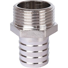 STOUT  Штуцер НР никелированный 1"x25