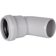 STOUT SKB-0011-005867 STOUT D 58 х 67° Отвод канализационный бесшумный