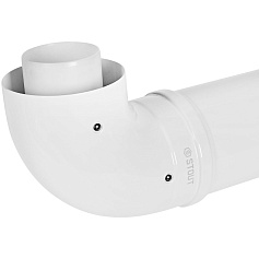 STOUT SCR-8012-251000 STOUT Комплект дымохода УНИВЕРСАЛЬНЫЙ конденсац. коакс. D80/125, L1000 (хомут, накладки декоративные, рабочая длина 680 мм)