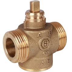 STOUT  Компактный 2-Ходовой зональный клапан, сервопривод 230V, с кабелем 1м., НР 1"