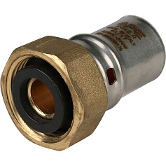 STOUT   Переходник с накидной гайкой 3/4"х20 для металлопластиковых труб прессовой