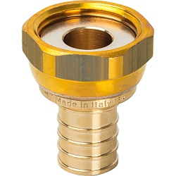 STOUT  Переходник с накидной гайкой 25xG 1" для труб из сшитого полиэтилена аксиальный