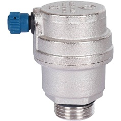 STOUT  Воздухоотводчик автоматический боковой выпуск, нар.р. 1/2" никель., уплотнительное кольцо - NBR