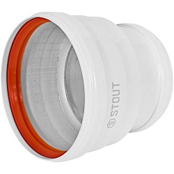 STOUT SCR-8125-000009 STOUT Адаптер соединительный традиц. переход с D100(м) на D125(м)
