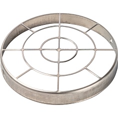 STOUT  Элемент дымохода решетка из нержавеющей стали DN80 для воздухоподводящей трубы