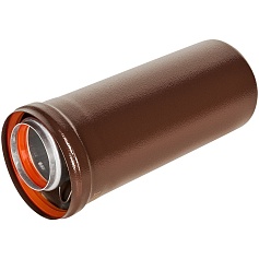 STOUT SCR-6010-700250 STOUT Удлинитель дымохода традиц. коакс. D60(п-м)/100(п-м), L250, КОРИЧНЕВЫЙ