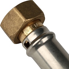 STOUT   Переходник с накидной гайкой 1/2"х16 для металлопластиковых труб прессовой