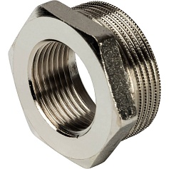 STOUT  Футорка никелированная 1"1/2X1"