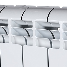   VEGA 500 12 секций радиатор алюминиевый боковое подключение (белый RAL 9016)