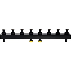 STOUT SDG-0016 Стальной распределительный коллектор 4 отопительных контура. В теплоизоляции DN 25