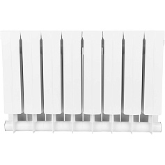 STOUT  STYLE 350 8 секций радиатор биметаллический боковое подключение (белый RAL 9010)