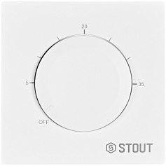 Термостат универсальный STOUT STE-2001 3А, ON/OFF белый