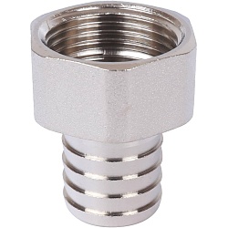 STOUT  Штуцер ВР никелированный 1"x25