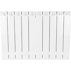 STOUT  STYLE 500 10 секций радиатор биметаллический боковое подключение (белый RAL 9010)