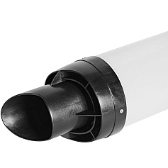 STOUT SCR-8125-000751 STOUT Горизонтальный проход через стену с наконечником традиц. коакс. D80(п)/125(п), L750 (без декоративных накладок, рабочая длина 680мм)