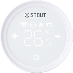 Умная термостатическая головка STOUT STE- 2070 Zigbee