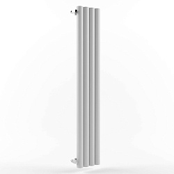 Радиатор стальной трубчатый STOUT Warmmet Power 76V длина 1500 мм секций 4 цвет RAL 9016  тип подключения: нижнее левое