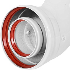 STOUT SCR-6010-000190 STOUT Отвод 90° традиц. коакс. D60(м-м)/100(м-м)