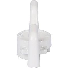 STOUT  Ручка-бабочка для шарового крана STOUT 1/2"-3/4" (Белая)