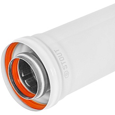 STOUT SCR-6010-001000 STOUT Удлинитель дымохода традиц. коакс. D60(п-м)/100(п-м), L1000