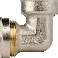 STOUT   Угольник-переходник с внутренней резьбой 1/2"х20 для металлопластиковых труб винтовой