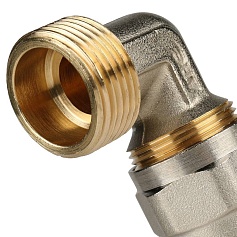 STOUT   Угольник-переходник с наружной резьбой 3/4"х20 для металлопластиковых труб винтовой