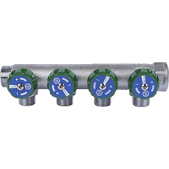 STOUT  SMB-6850-341204 STOUT Коллектор регулирующий 3/4", 4 отвода 1/2"
