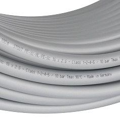 STOUT  16x2,6 (бухта 100 м) труба стабильная PE-Xc/Al/PE-Xc, серая