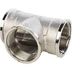 STOUT  Тройник ВВ никелированный 1"1/2