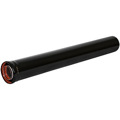 STOUT SCR-8125-601000 STOUT Удлинитель дымохода традиц. коакс. D80(п-м)/125(п-м), L1000, ЧЕРНЫЙ