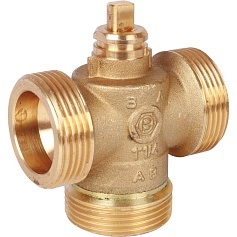 STOUT  Компактный 3-Ходовой зональный клапан, сервопривод 230V, с кабелем 1м., НР 1 1/4"