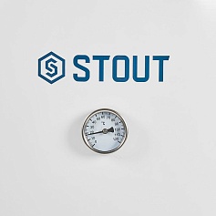 SWH-2210-R00200 STOUT OptiBase бойлер косвенного нагрева настенный 200 л, 40 кВт, с возм. уст. ТЭН, правое  подключение