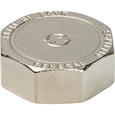 STOUT  Заглушка ВР никелированная 1"1/2