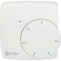 STOUT STE-0002 Проводной электронный термостат WFHT-BASIC со светодиодом