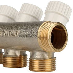 STOUT  Коллектор распределительный 3/4", 3 отвода 3/4"ЕК 