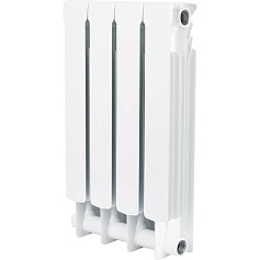 STOUT  Space 500 4 секции радиатор биметаллический боковое подключение RAL9016